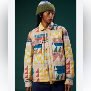 Urban Outfitters BDG Patchwork Quilt Shirt Jacket Men’s Size S
